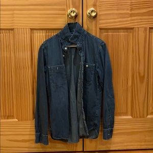 Uniqlo slim fit denim shirt